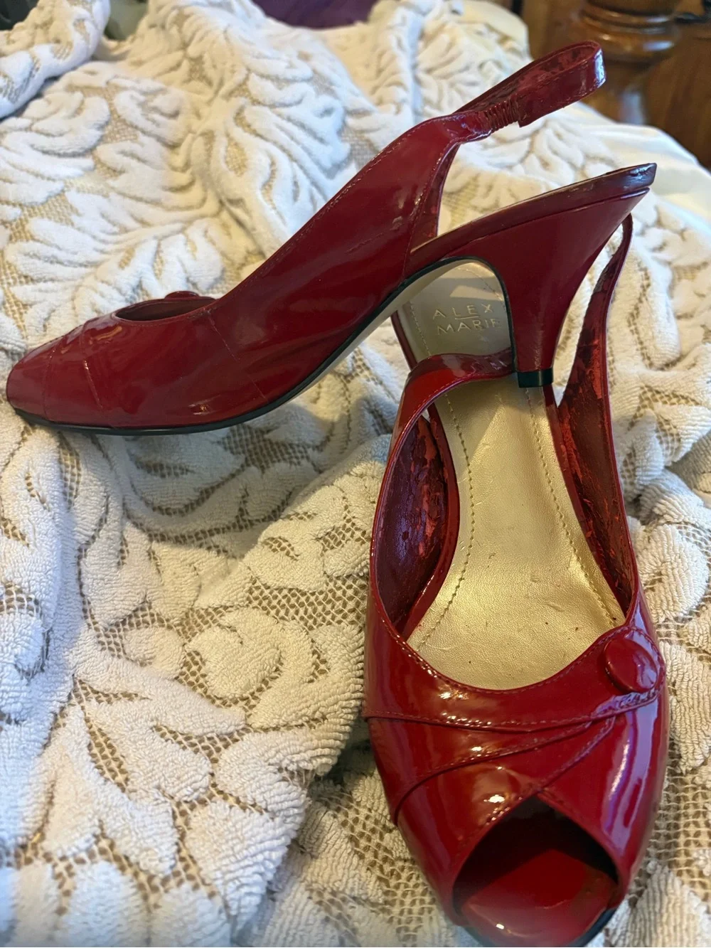 Alex Marie glossy red